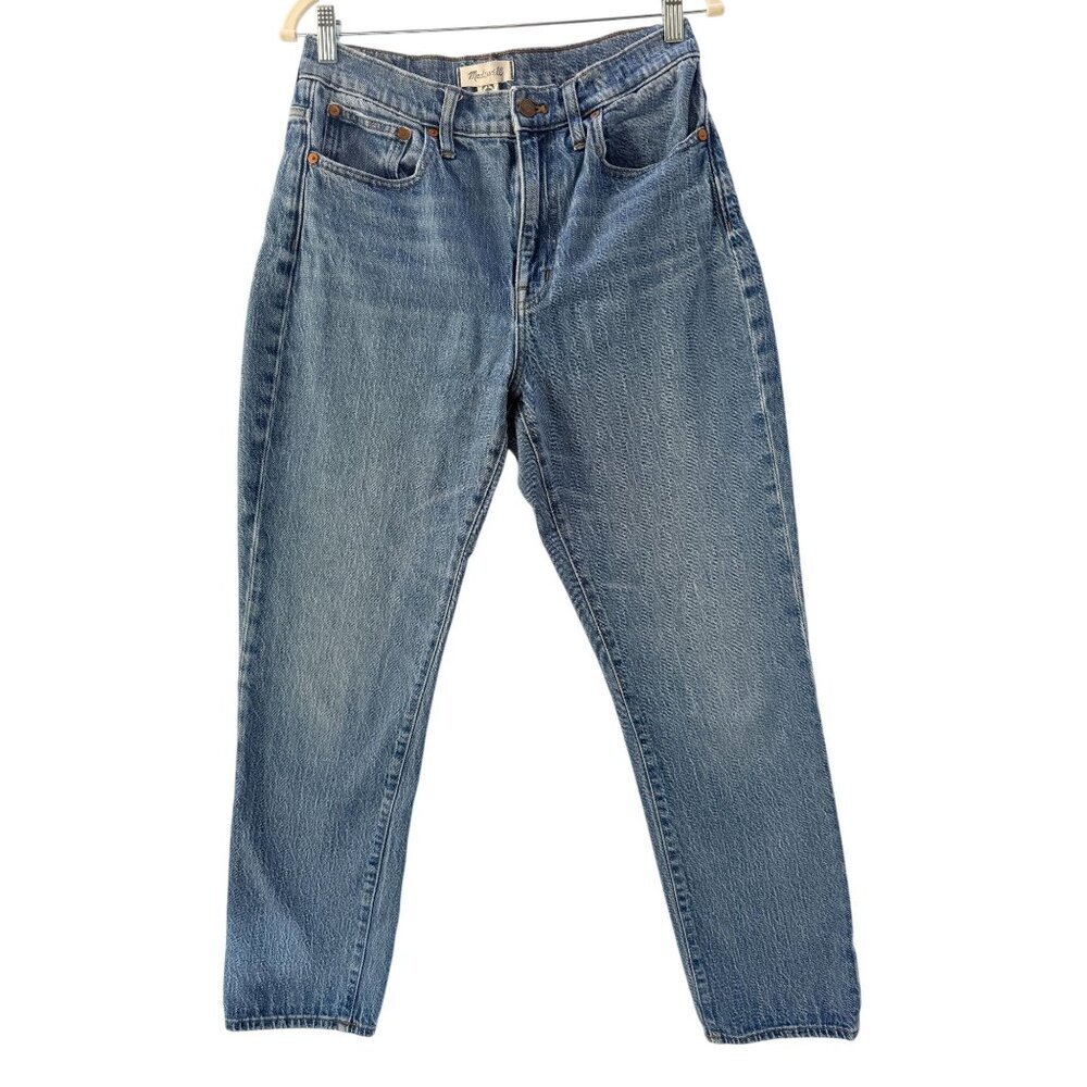 Madewell High-Rise Slim Boyjean Denim Jeans Womens Size 27 Medium Wash Casual Ev - Picture 12 of 12